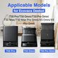 Mop, 2 buc. pentru Ecovacs Deebot T50 Omni, T50 Pro Omni, T50 Max, T50 Max Pro Omni, T30c, T30c Omni, X5 Omni, X5 Pro Omni