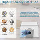 Sac de praf, 4 buc. pentru Ecovacs Deebot T30c, T50-series, T80-series, X8-series, X9 Pro-series