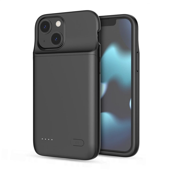 Power bank Powercase 4700mAh pentru iPhone 12 Mini / 13 Mini, neagră, Tech-Protect