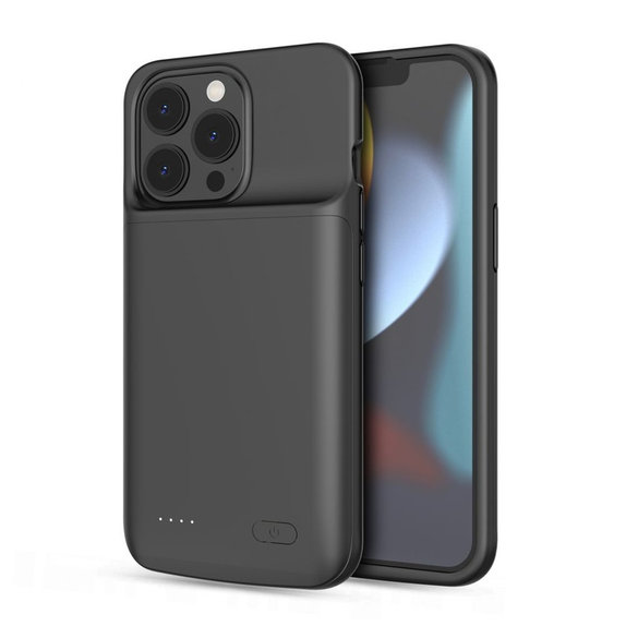 Power bank Powercase 4800mAh pentru iPhone 13 / 13 Pro, neagră, Tech-Protect
