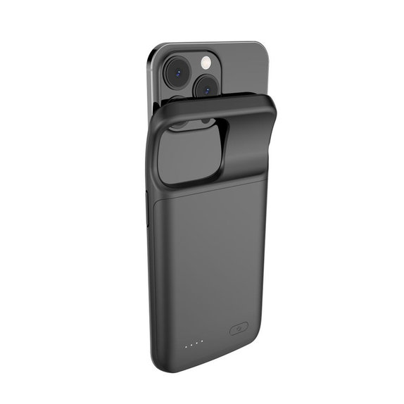 Power bank Powercase 4800mAh pentru iPhone 13 / 13 Pro, neagră, Tech-Protect