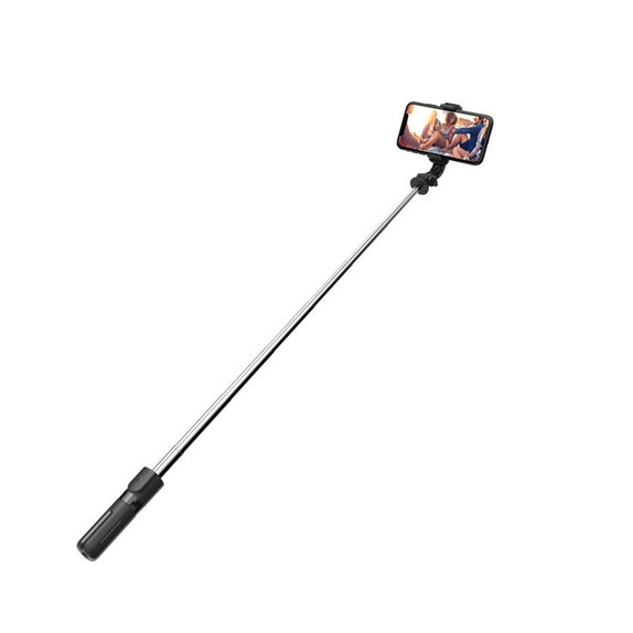 Selfie stick cu trepied L02S, neagră, Tech-Protect