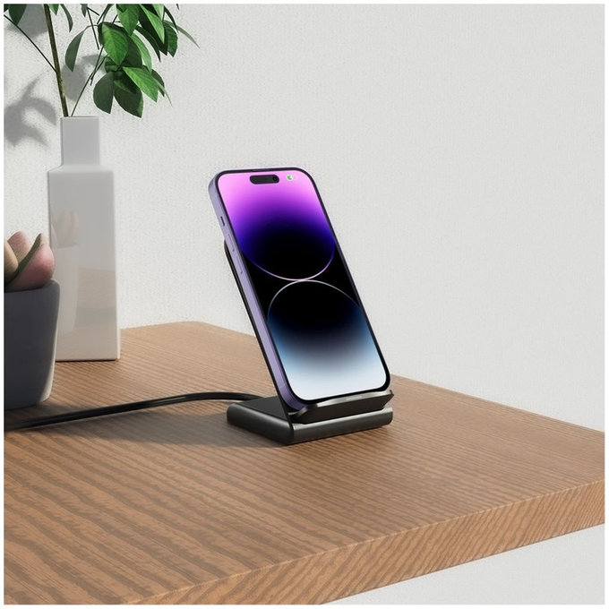 Încărcător wireless QI15W-S2 15W, neagră, Tech-Protect