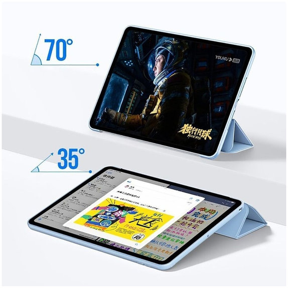 Husă Smart pentru iPad 10.9" 10 / 2022 / 11" 11 / 2025, albastră, Tech-Protect
