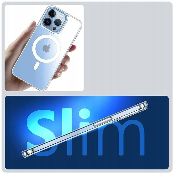 Husă FlexAir Hybrid MagSafe pentru Samsung S23, transparentă, Tech-Protect