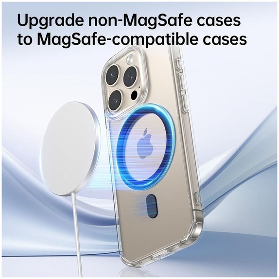 Inel magnetic MagSafe MagMat MagSafe, neagră, Tech-Protect