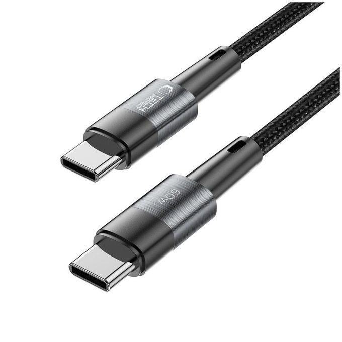 Cablu Ultraboost USB-C Cable PD 60W / 3A 25CM, gri, Tech-Protect