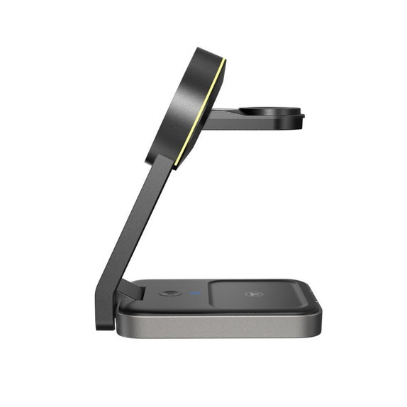 Încărcător wireless QI15W-A28 3IN1 Magnetic MagSafe, neagră, Tech-Protect