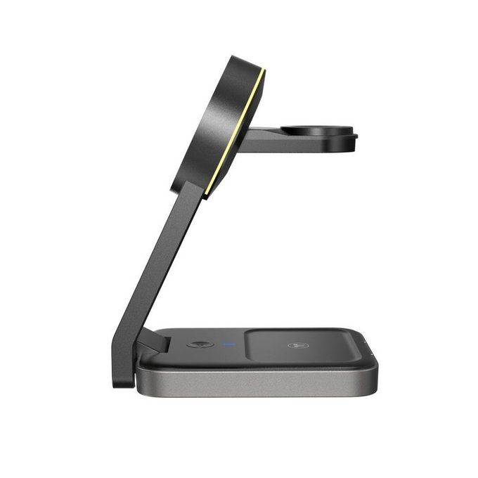 Încărcător wireless QI15W-A28 3IN1 Magnetic MagSafe, neagră, Tech-Protect