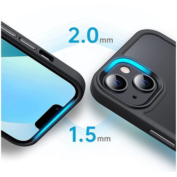 Husă MagMat MagSafe pentru iPhone 7 / 8 / SE 2020 / 2022, Matte Black, Tech-Protect