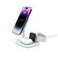 Încărcător wireless QI15W-A27 3IN1 Magnetic MagSafe, albă, Tech-Protect