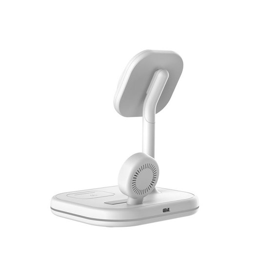 Încărcător wireless QI15W-A27 3IN1 Magnetic MagSafe, albă, Tech-Protect