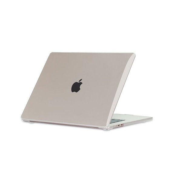 Husă Smartshell pentru MacBook Air 15 M2-M5 2023-2026, Crystal Clear, Tech-Protect