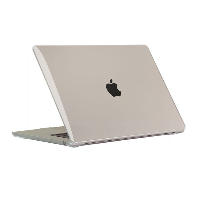 Husă Smartshell pentru MacBook Air 15 M2-M5 2023-2026, Crystal Clear, Tech-Protect