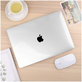 Husă Smartshell pentru MacBook Air 15 M2-M5 2023-2026, Crystal Clear, Tech-Protect