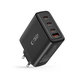 Încărcător de rețea NC100W-GAN 4-PORT PD 100W / QC3.0, neagră, Tech-Protect