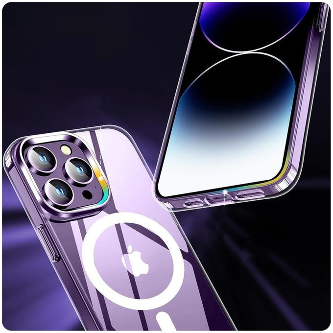 Husă FlexAir Hybrid MagSafe pentru Samsung S24, transparentă, Tech-Protect