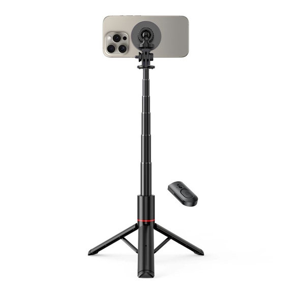 Selfie stick cu trepied L06S MagSafe, neagră, Tech-Protect