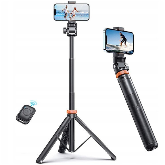 Selfie stick cu trepied L03S, albă, Tech-Protect