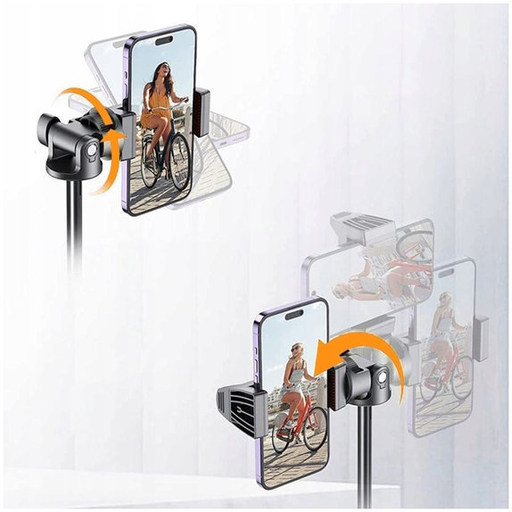 Selfie stick cu trepied L03S, albă, Tech-Protect