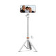 Selfie stick cu trepied L03S, albă, Tech-Protect