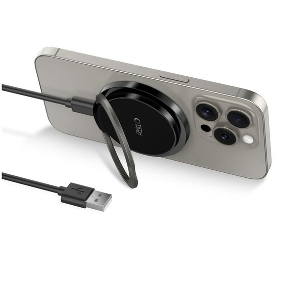 Încărcător wireless QI15W-A33 Magnetic MagSafe, neagră, Tech-Protect