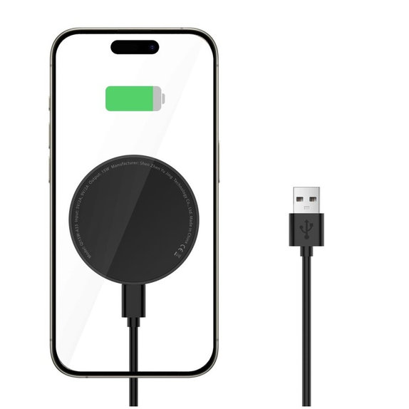 Încărcător wireless QI15W-A33 Magnetic MagSafe, neagră, Tech-Protect