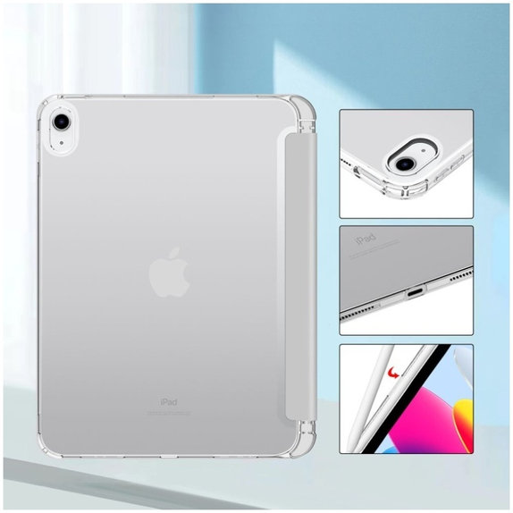 Husă Sc Pen Hybrid pentru iPad 10.9" 10 / 2022 / 11" 11 / 2025, gri, Tech-Protect