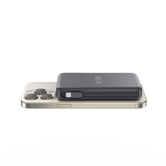Power bank PB31 Lifemag MagSafe 10000mAh, neagră, Tech-Protect