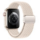 Curea Nylonmag pentru Apple Watch 8 / 9 / 10 / 11 / SE (40 / 41 / 42 mm), Natural Titanium, Tech-Protect