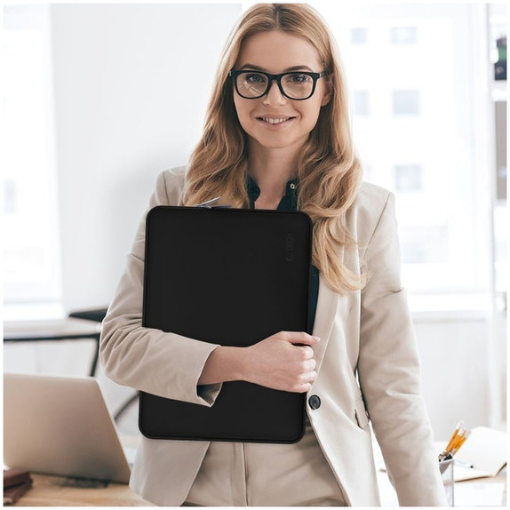 Husă pentru laptop Neoslim 13-14, neagră, Tech-Protect
