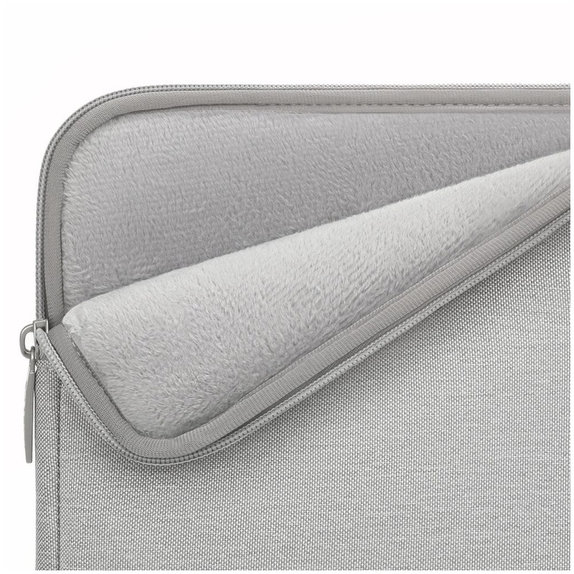 Husă pentru laptop Sleevy 13-14, Crayon Grey, Tech-Protect