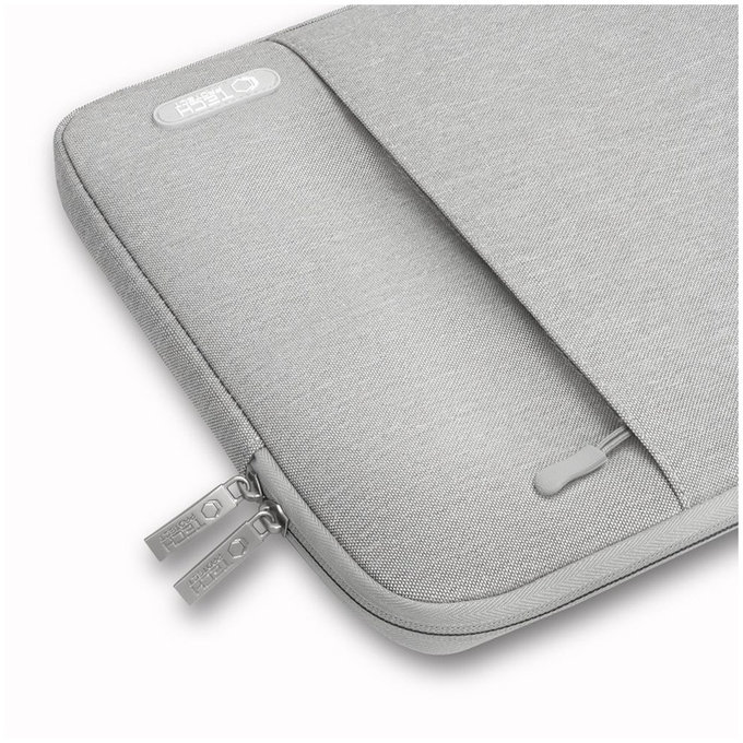 Husă pentru laptop Sleevy 13-14, Crayon Grey, Tech-Protect