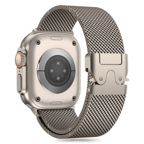 Curea Milano pentru Apple Watch 8 / 9 / 10 / 11 / SE / Ultra (44 / 45 / 46 / 49 mm), Titanium, Tech-Protect