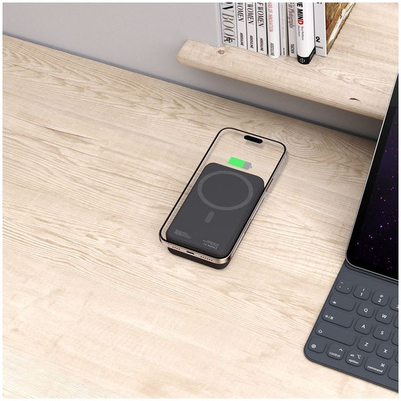 Power bank PB12 Lifemag MagSafe 20000mAh, neagră, Tech-Protect