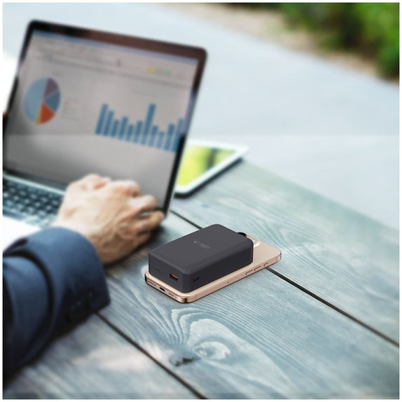 Power bank PB12 Lifemag MagSafe 20000mAh, neagră, Tech-Protect