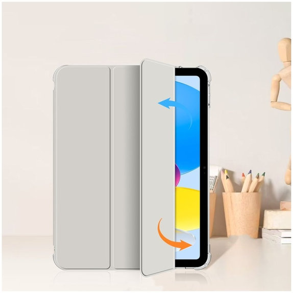 Husă Sc Pen Hybrid pentru iPad 10.9" 10 / 2022 / 11" 11 / 2025, Crystal Silver, Tech-Protect