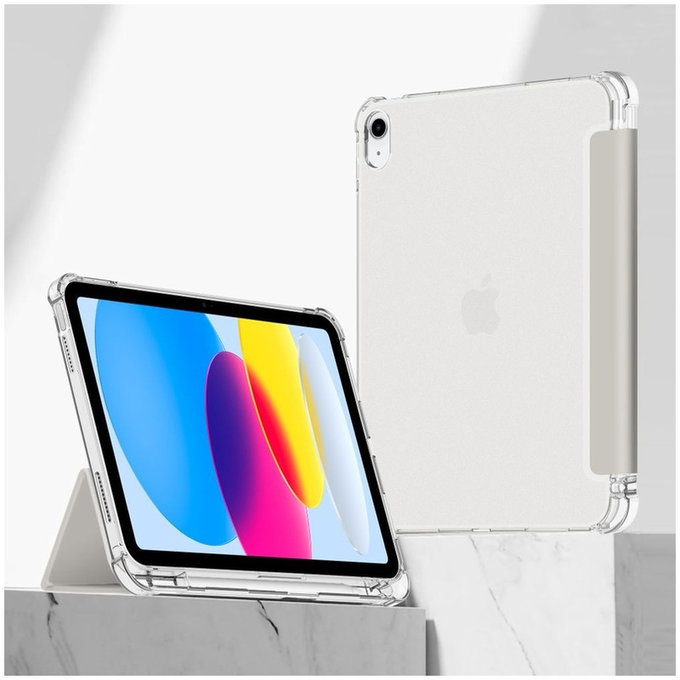 Husă Sc Pen Hybrid pentru iPad 10.9" 10 / 2022 / 11" 11 / 2025, Crystal Silver, Tech-Protect