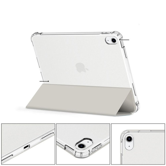 Husă Sc Pen Hybrid pentru iPad 10.9" 10 / 2022 / 11" 11 / 2025, Crystal Silver, Tech-Protect