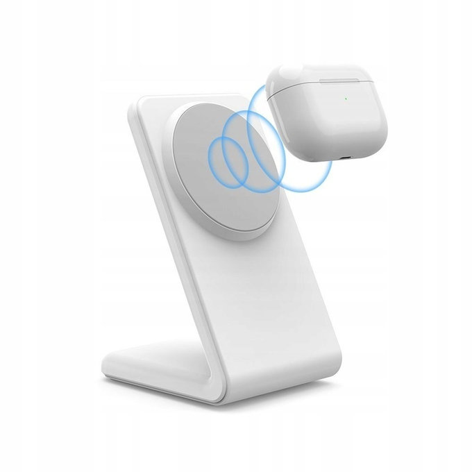 Încărcător wireless QI15W-A38 Magnetic MagSafe, albă, Tech-Protect