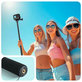 Selfie stick cu trepied GA100 pentru GoPro / DJI / INSTA360, neagră, Tech-Protect