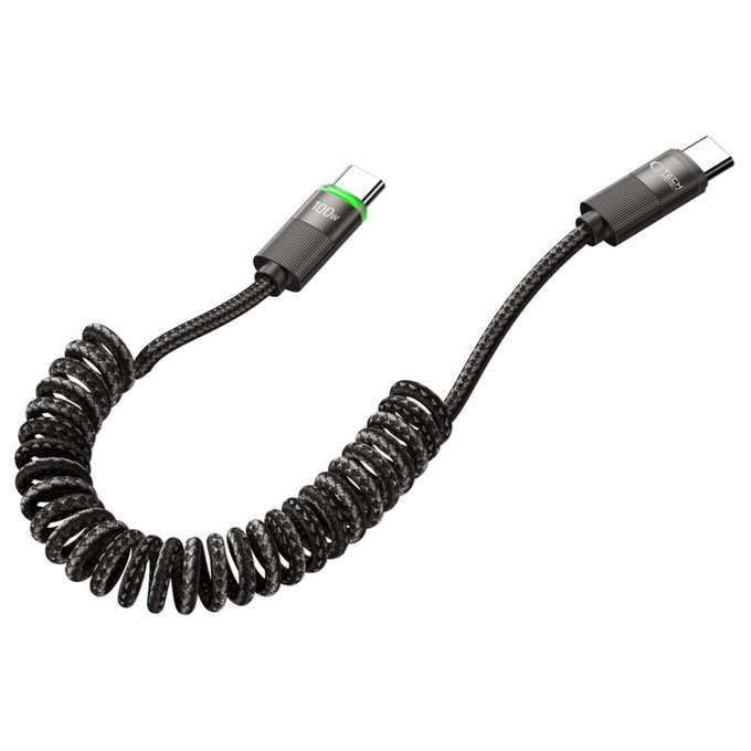 Cablu UB20T Ultraboost USB-C Cable PD 100W / 5A 180CM, neagră, Tech-Protect