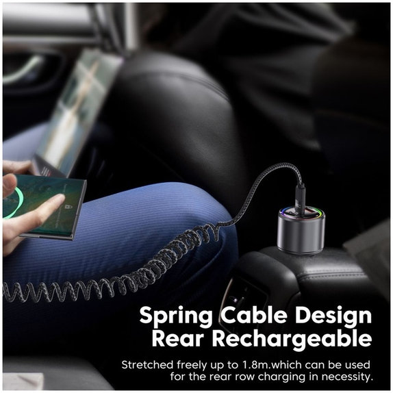 Cablu UB20T Ultraboost USB-C Cable PD 100W / 5A 180CM, neagră, Tech-Protect