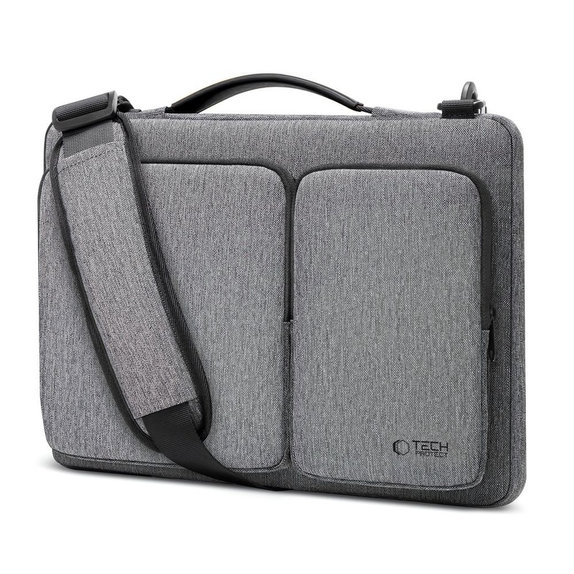 Husă pentru laptop Defender Bag 13-14, Crayon Grey, Tech-Protect