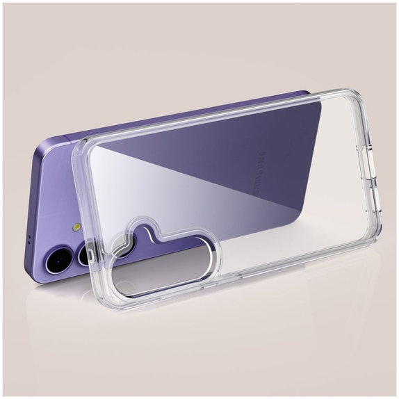 Husă FlexAir Hybrid pentru Galaxy S25, Clear, Tech-Protect