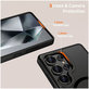 Husă MagMat MagSafe pentru Galaxy S25 Ultra, Matte Black, Tech-Protect