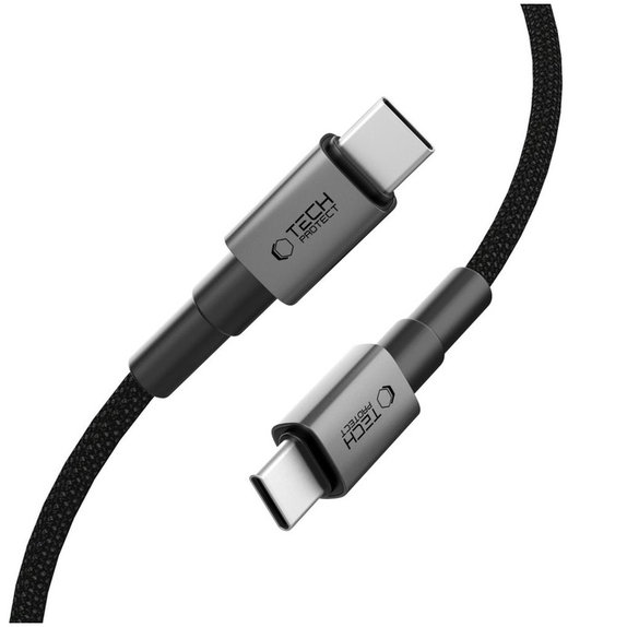 Cablu Ultraboost Dna USB-C Cable PD 100W / 5A 300cm, Iron Grey, Tech-Protect