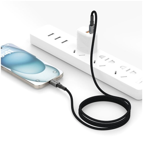 Cablu Ultraboost Dna USB-C Cable PD 100W / 5A 300cm, Iron Grey, Tech-Protect
