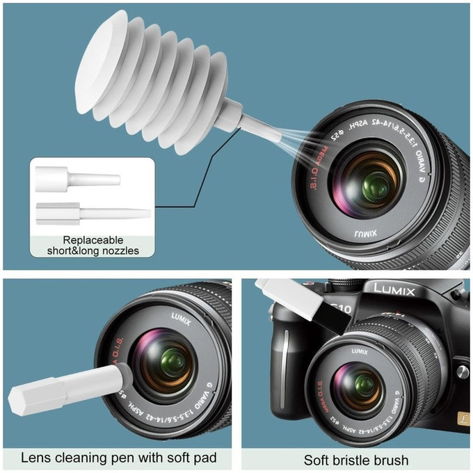 Set de curățare CS01 20 în 1 pentru electronice, alb, Tech-Protect