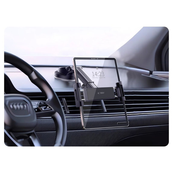 Suport auto V4 Universal Windshield & Dashboard for Tablet, neagră, Tech-Protect